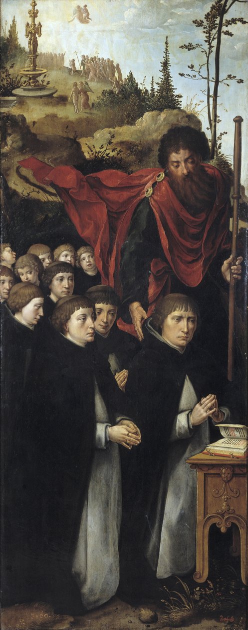 Havari Aziz James Büyük Vaizlerle Son Yargı üçlüsünün sağ paneli by Pieter Coecke van Aelst