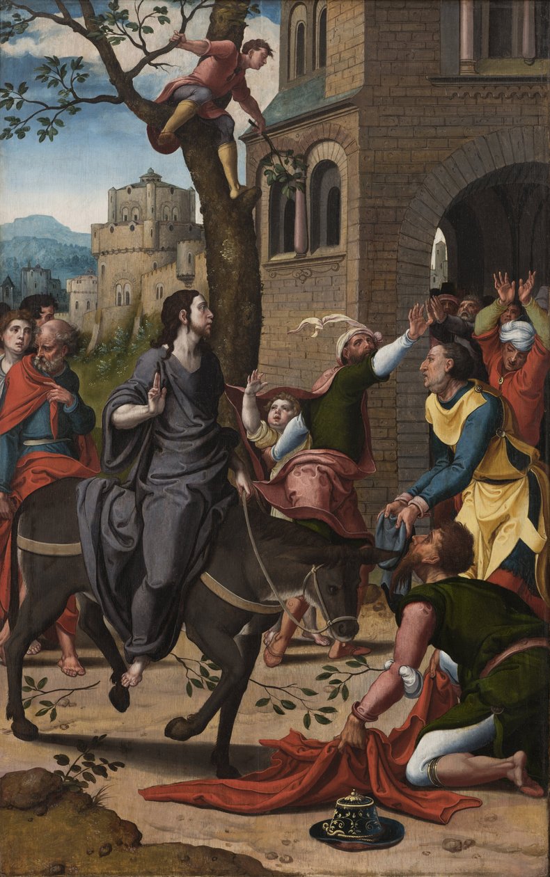 İsa'nın Kudüs'e Girişi, yaklaşık 1533-1534 by Pieter Coecke van Aelst