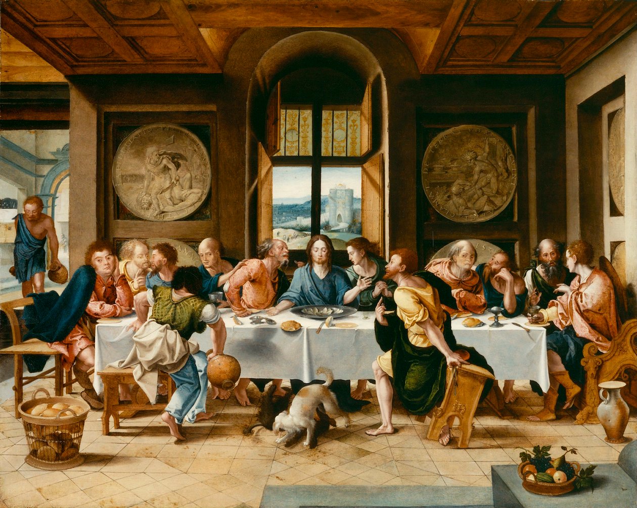 Son Akşam Yemeği, yaklaşık 1530. by Pieter Coecke van Aelst the Elder