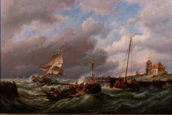 Texel Adası, Hollanda by Pieter Cornelis Dommerson