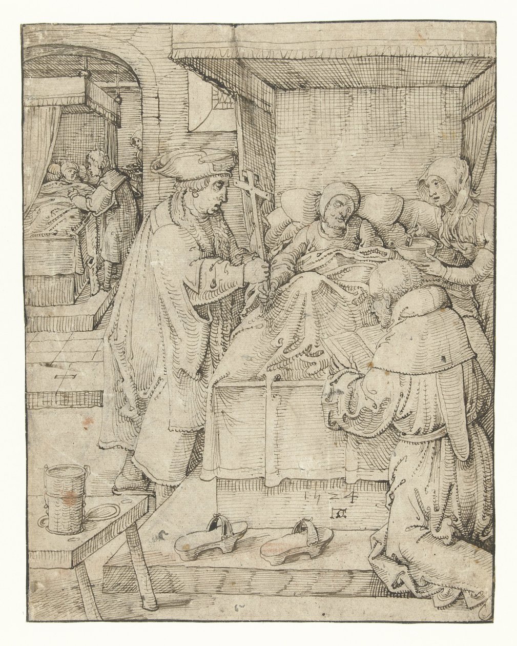 Hasta Merhamet İşleri Bakımı (dizi başlığı) by Pieter Cornelisz. genaamd Kunst