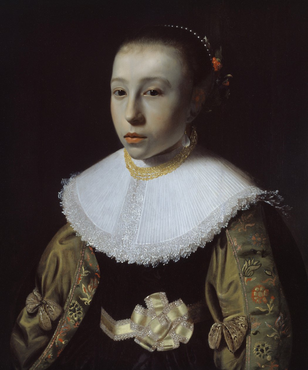 Genç Bir Kızın Portresi, 1633-35 by Pieter Dubordieu