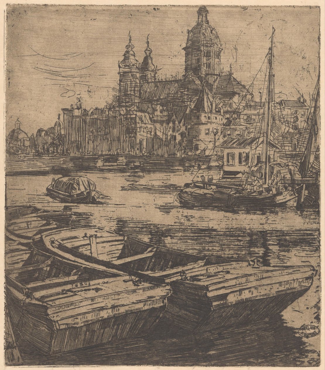 Amsterdam'daki Aziz Nikolaos Bazilikası by Pieter Dupont