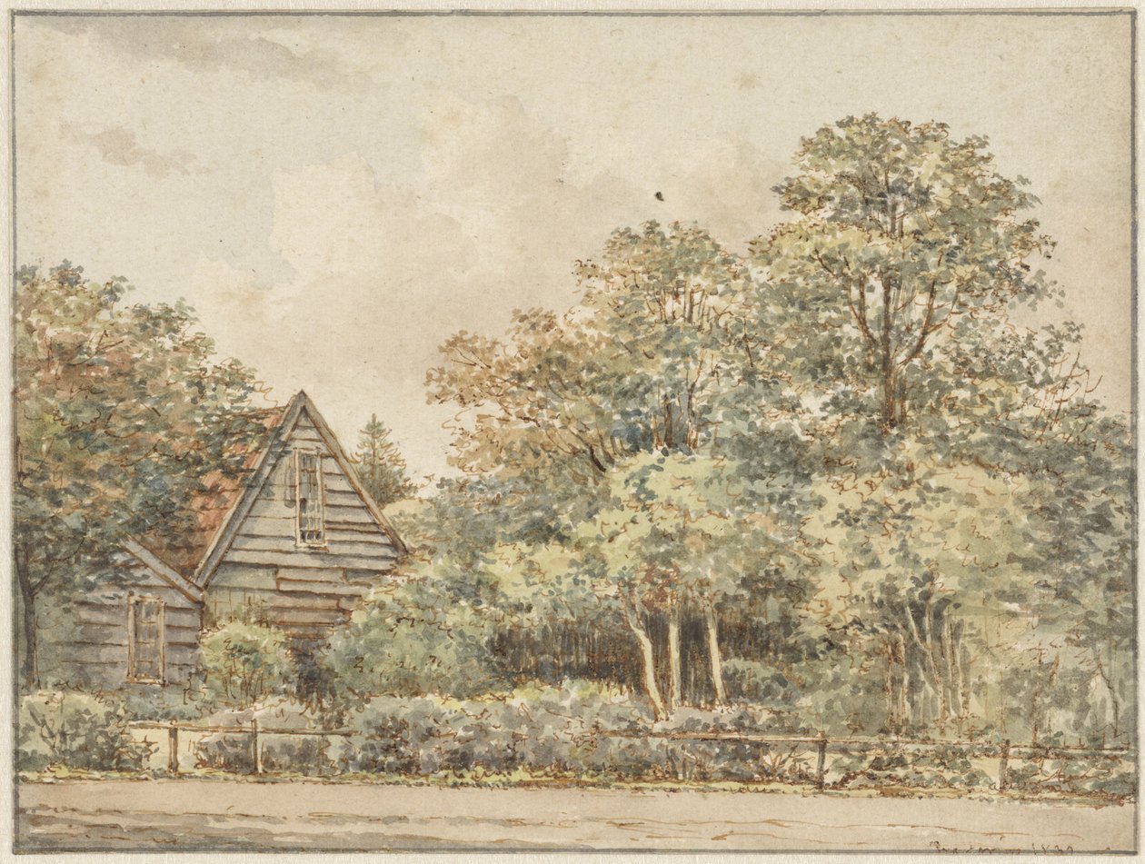 Ormanlık bir alanda ev by Pieter Ernst Hendrik Praetorius