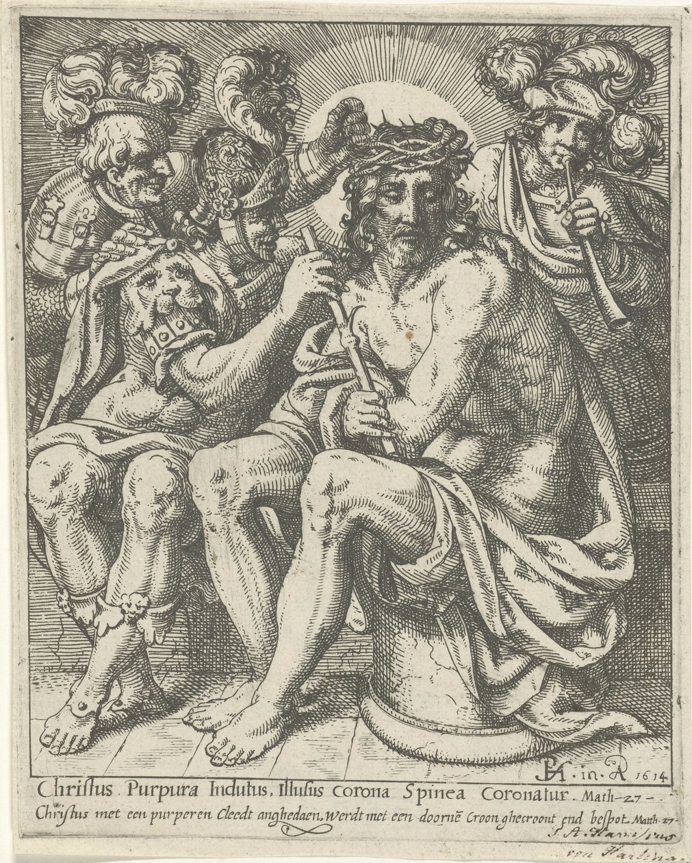 Dikenli Taçlı İsa by Pieter Feddes van Harlingen