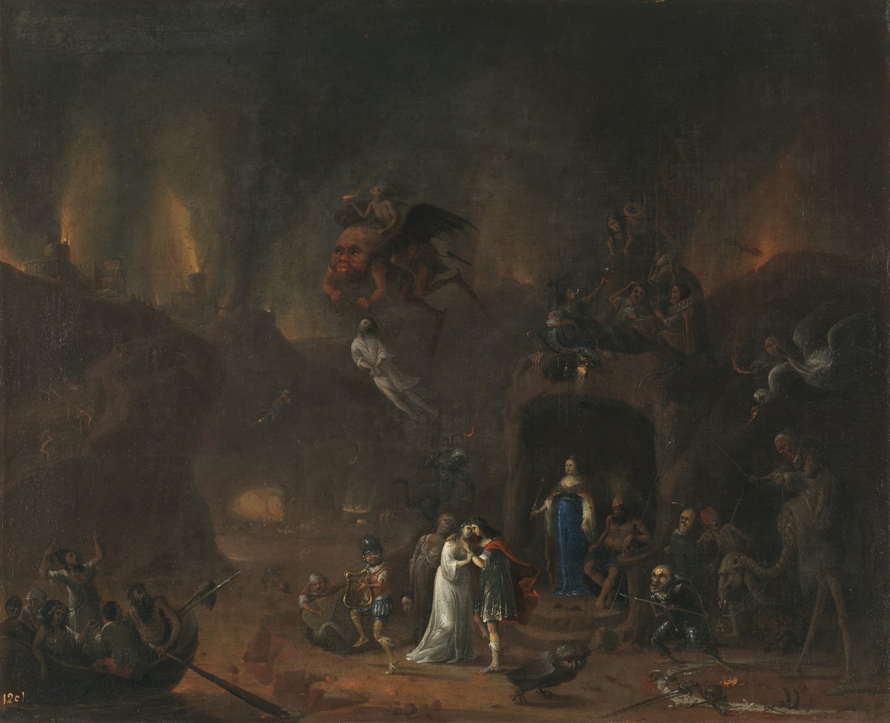 Cehennemde Orpheus ve Eurydice by Pieter Fris