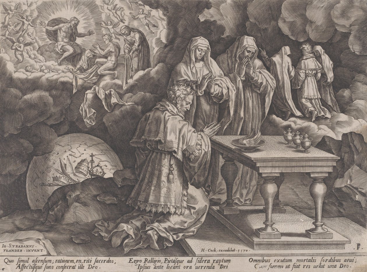 Yaşlılık ve Ölüm, İnsan Hayatının Seyri, 1570. by Pieter Furnius