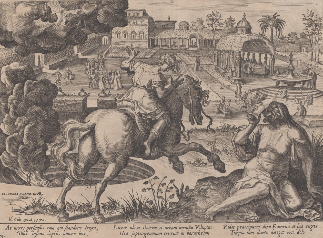 Lüksün Baştan Çıkarılması, İnsan Hayatının Seyri, 1570. by Pieter Furnius