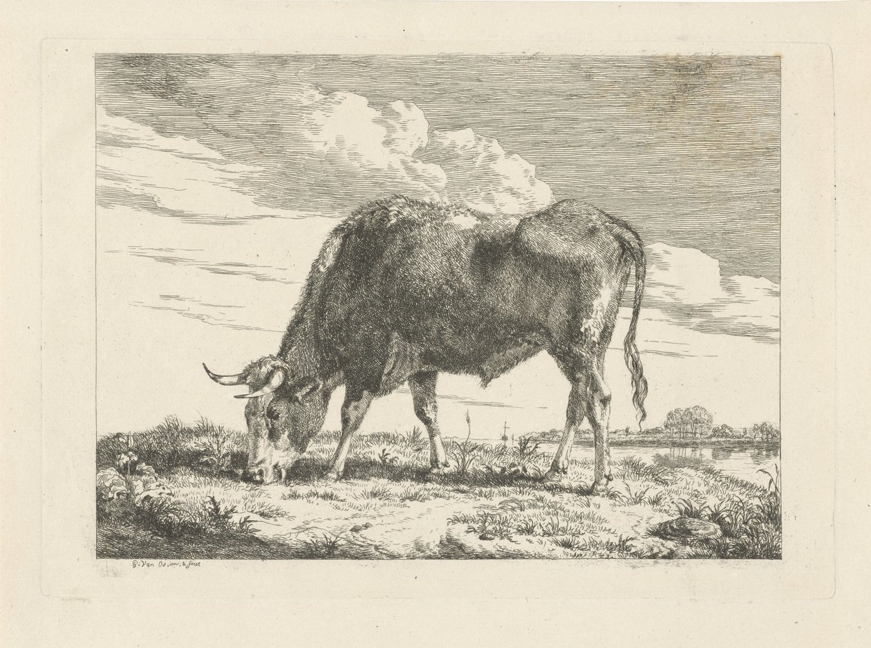 otlayan inek by Pieter Gerardus van Os