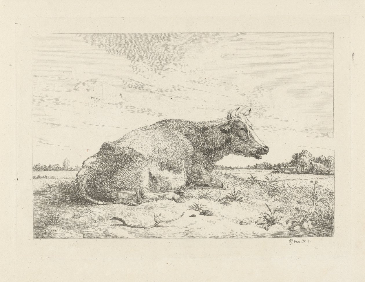 Devedikeni ile yalancı inek by Pieter Gerardus van Os