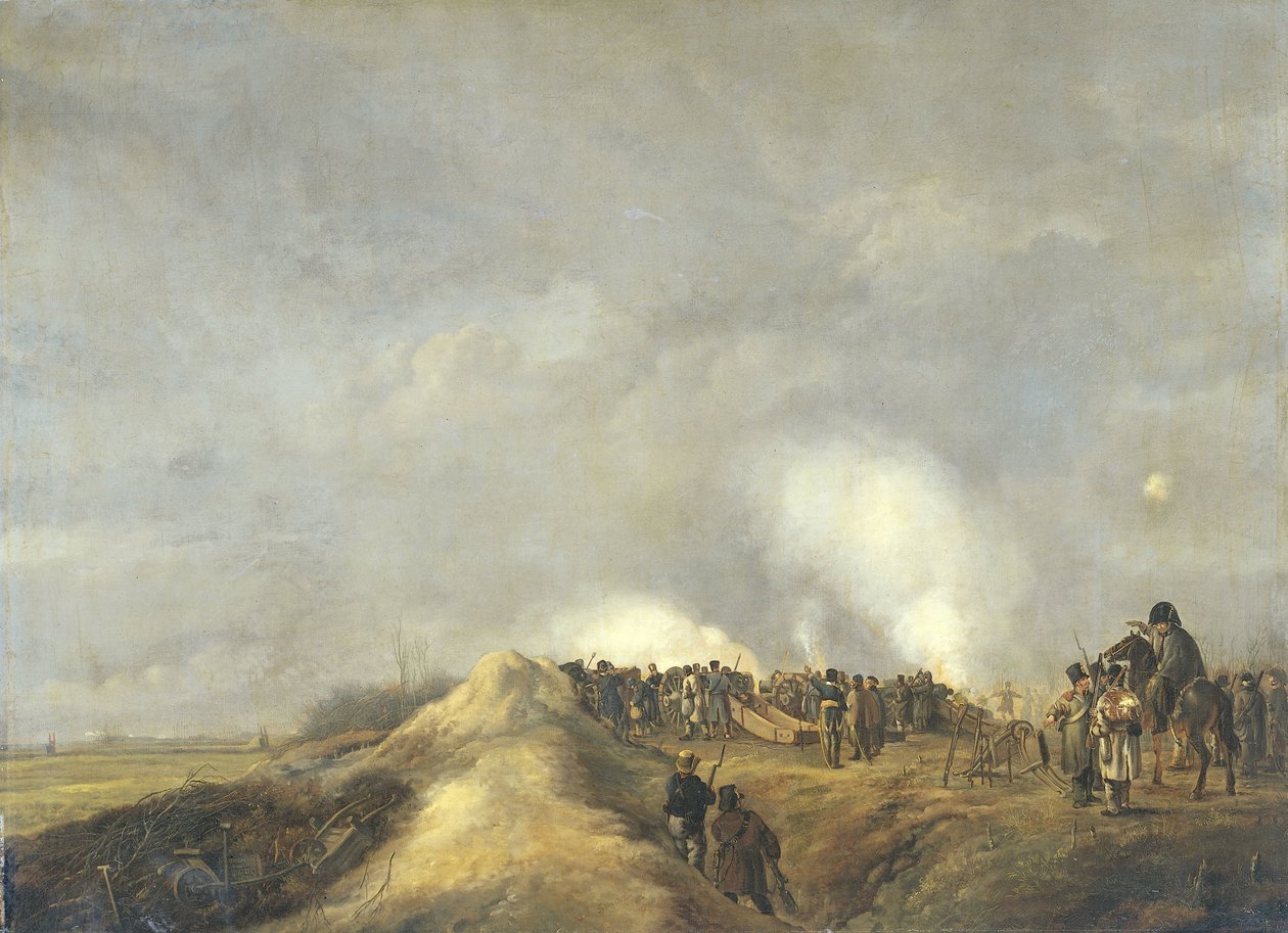 Naarden Bombardımanı, Nisan 1814 by Pieter Gerardus van Os