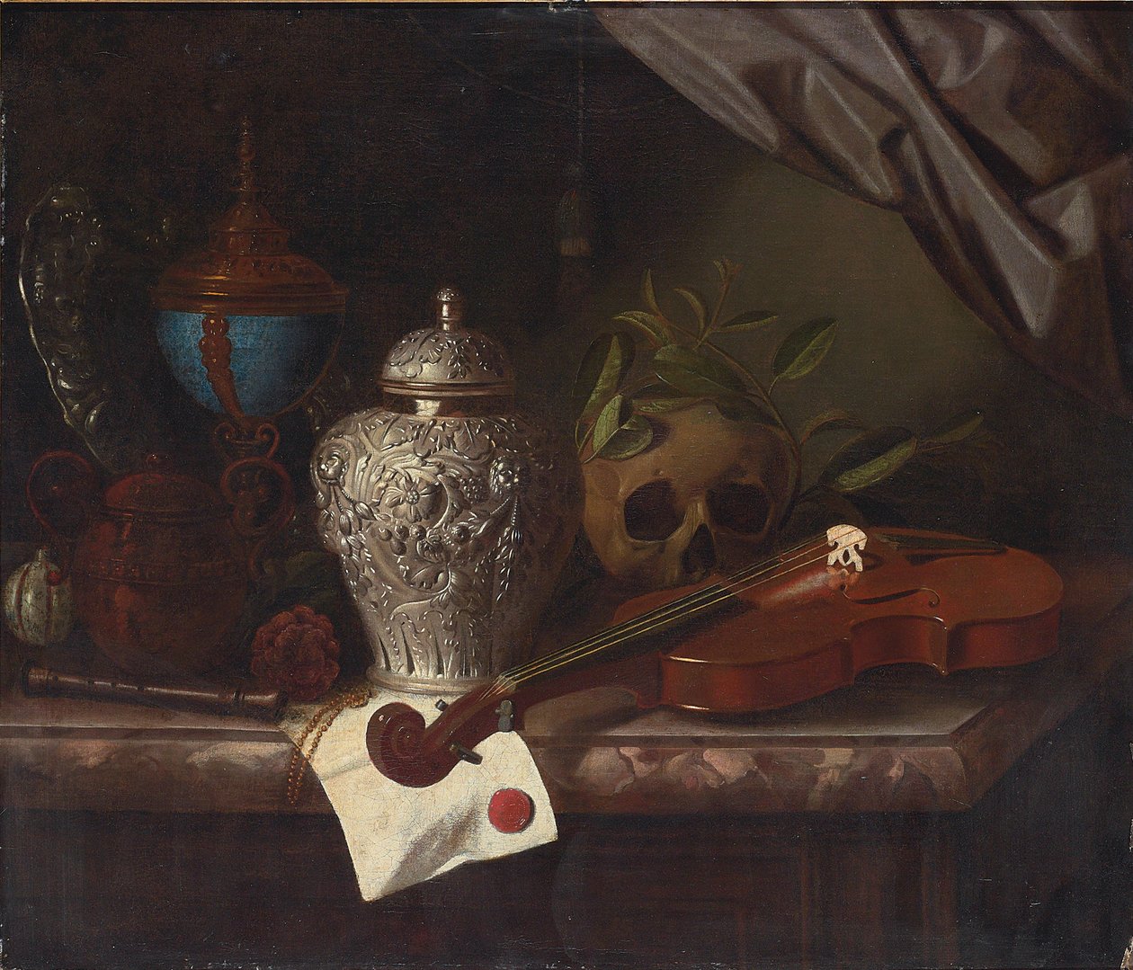 Natürmort by Pieter Gerritsz. van Roestraten