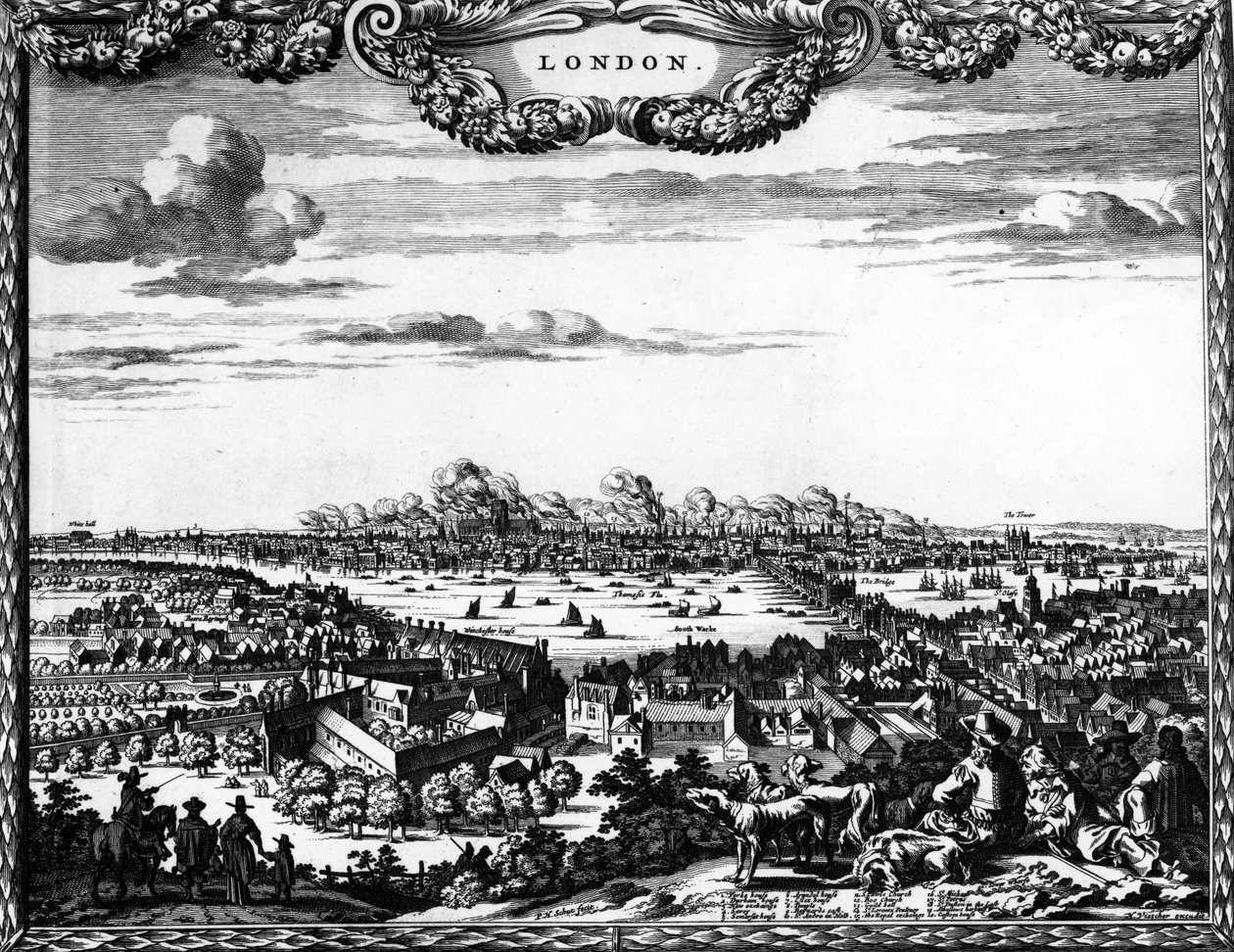 Büyük Londra Yangını, 1666 by Pieter Hendricksz Schut