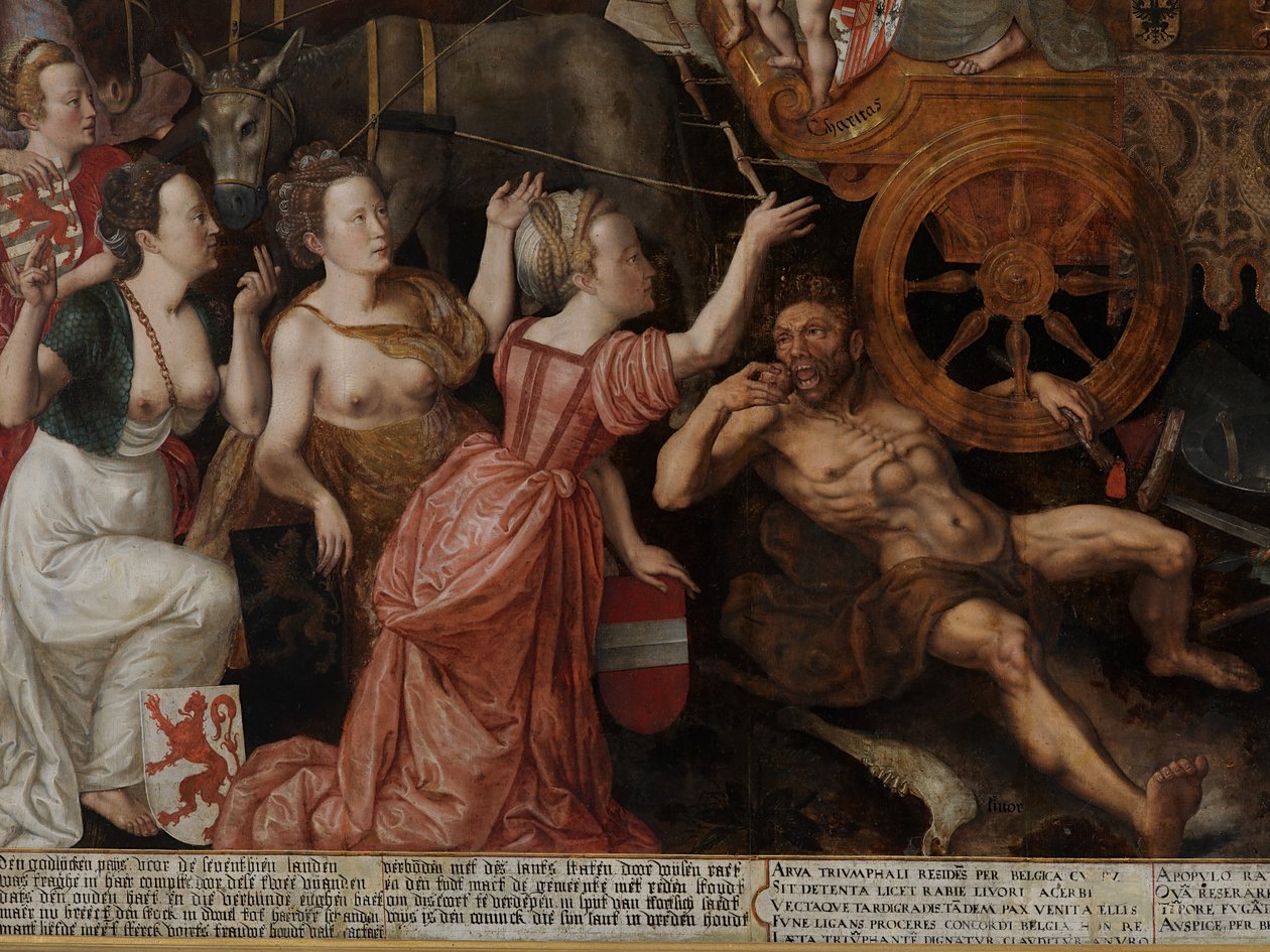 Alçak Ülkelerde 1577 Barış Alegorisi Detayı by Pieter II Claeissens