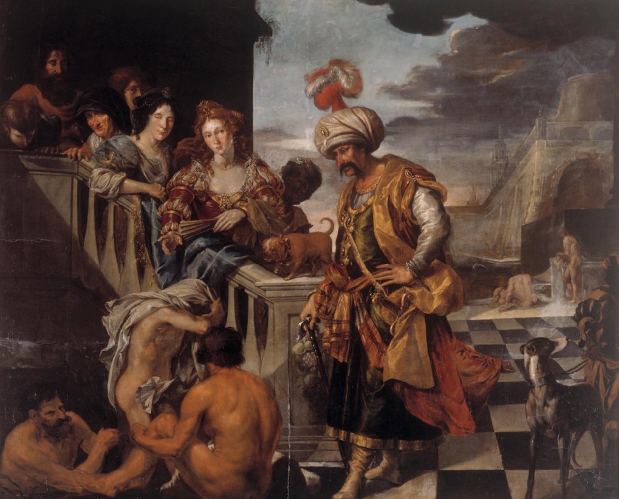 Doğu Limanında Yıkanmak by Pieter Isaacsz