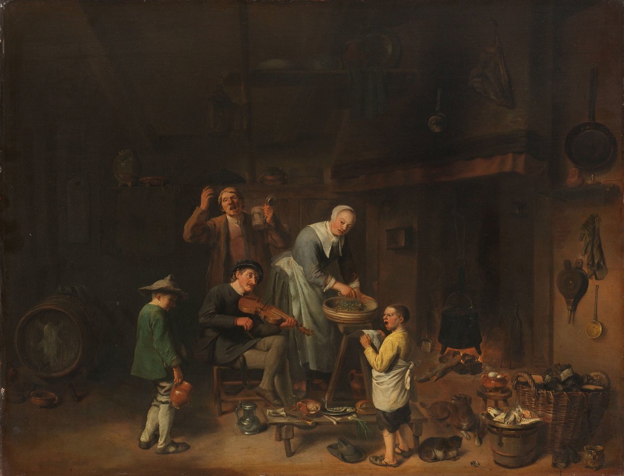 Köylü Aile Şarkı by Pieter Jacobsz. Duyfhuysen
