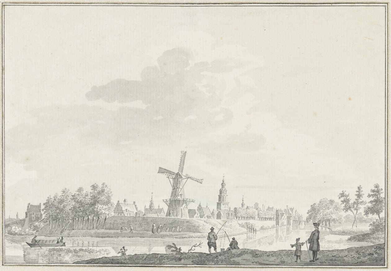 Buren şehrinin görünümü by Pieter Jan van Liender