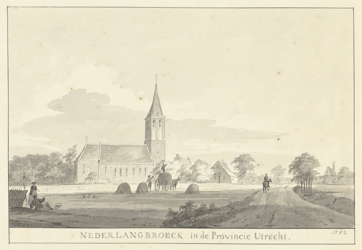 Nederlangbroek köyünün görünümü by Pieter Jan van Liender