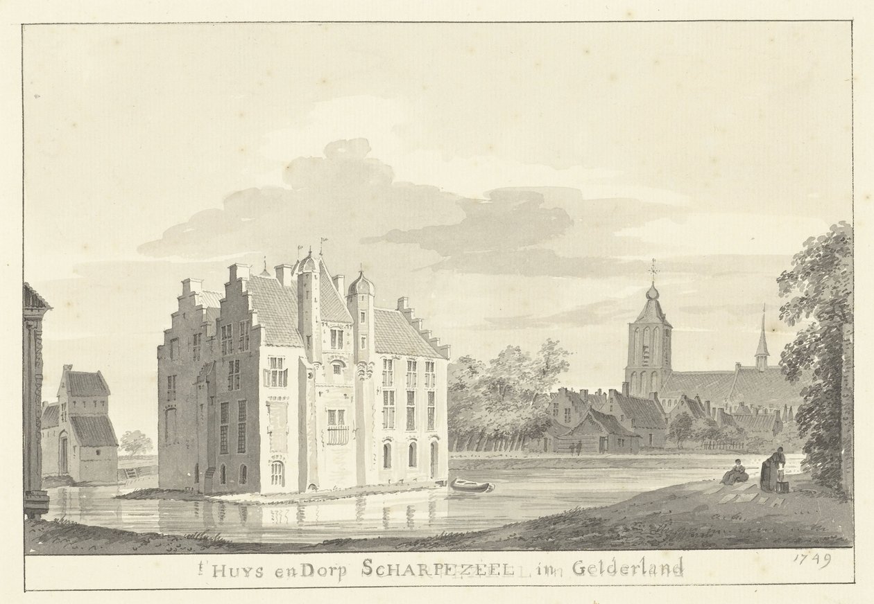 Scherpenzeel Evi ve Köyü by Pieter Jan van Liender