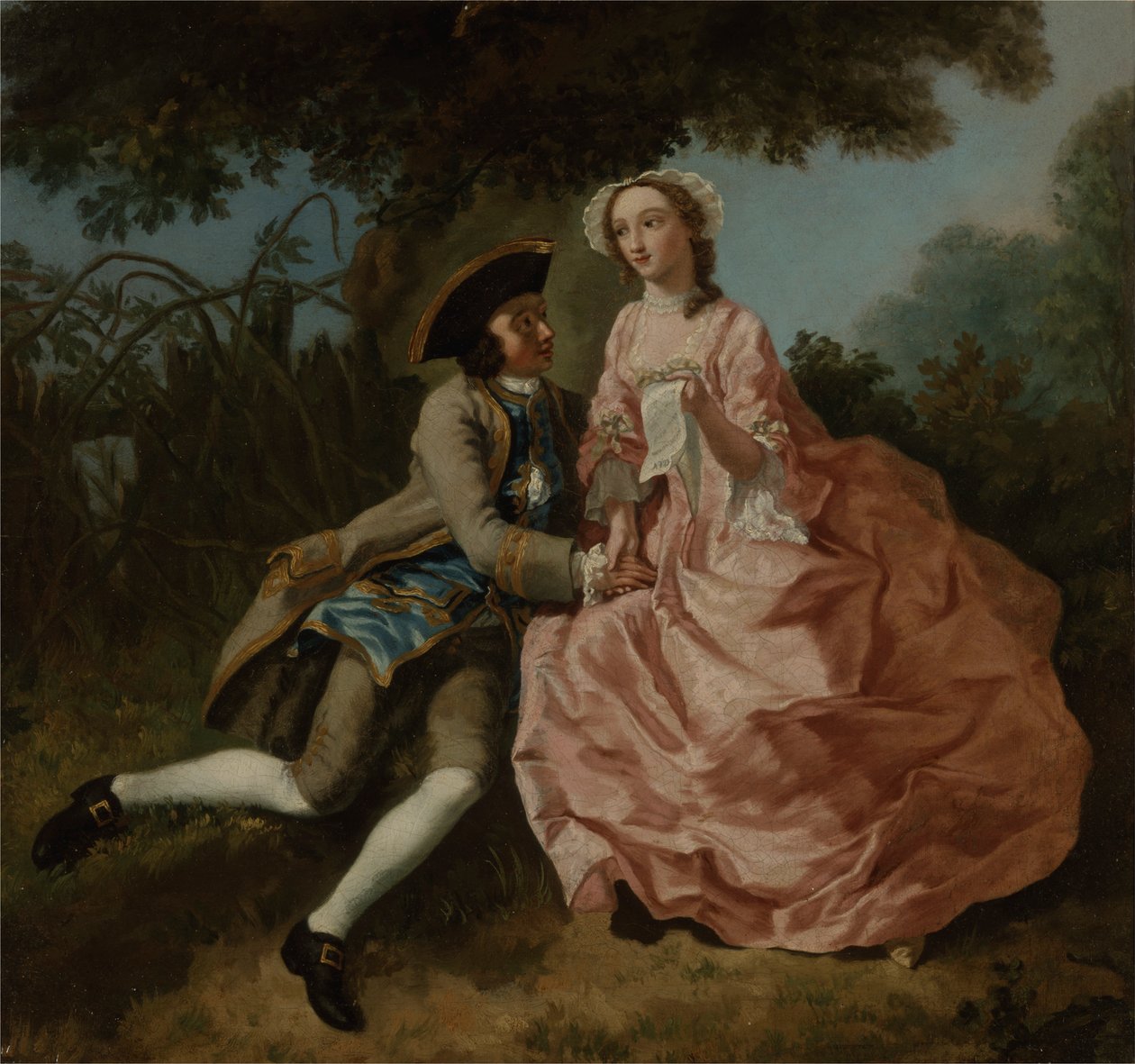 Aşıklar bir manzara içinde by Pieter Jan van Reysschoot