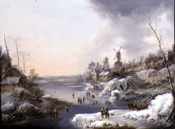 Kış manzarası by Pieter Jan van Veen