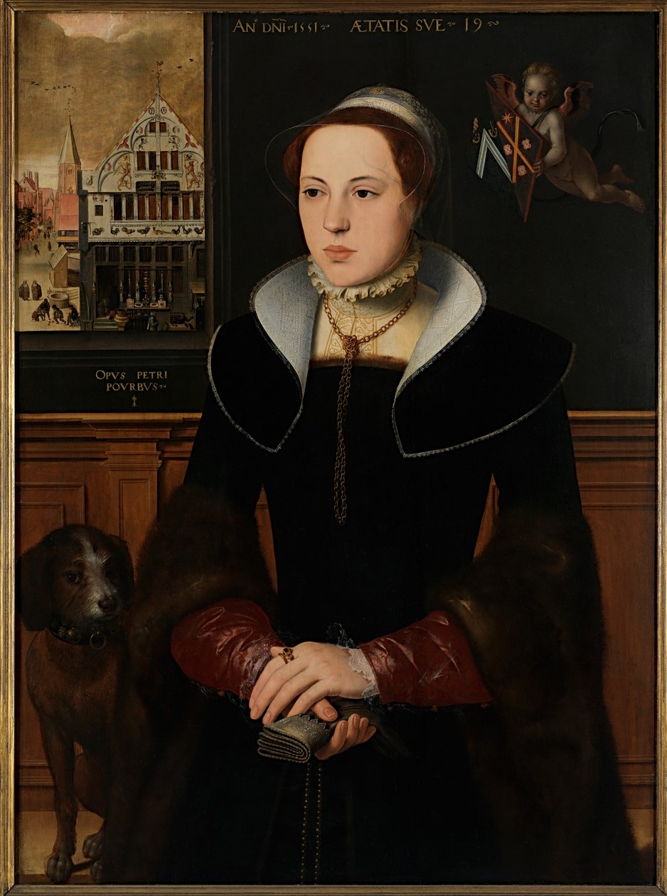 Jacquemyne Buuck'ın Portresi by Pieter Jansz. Pourbus