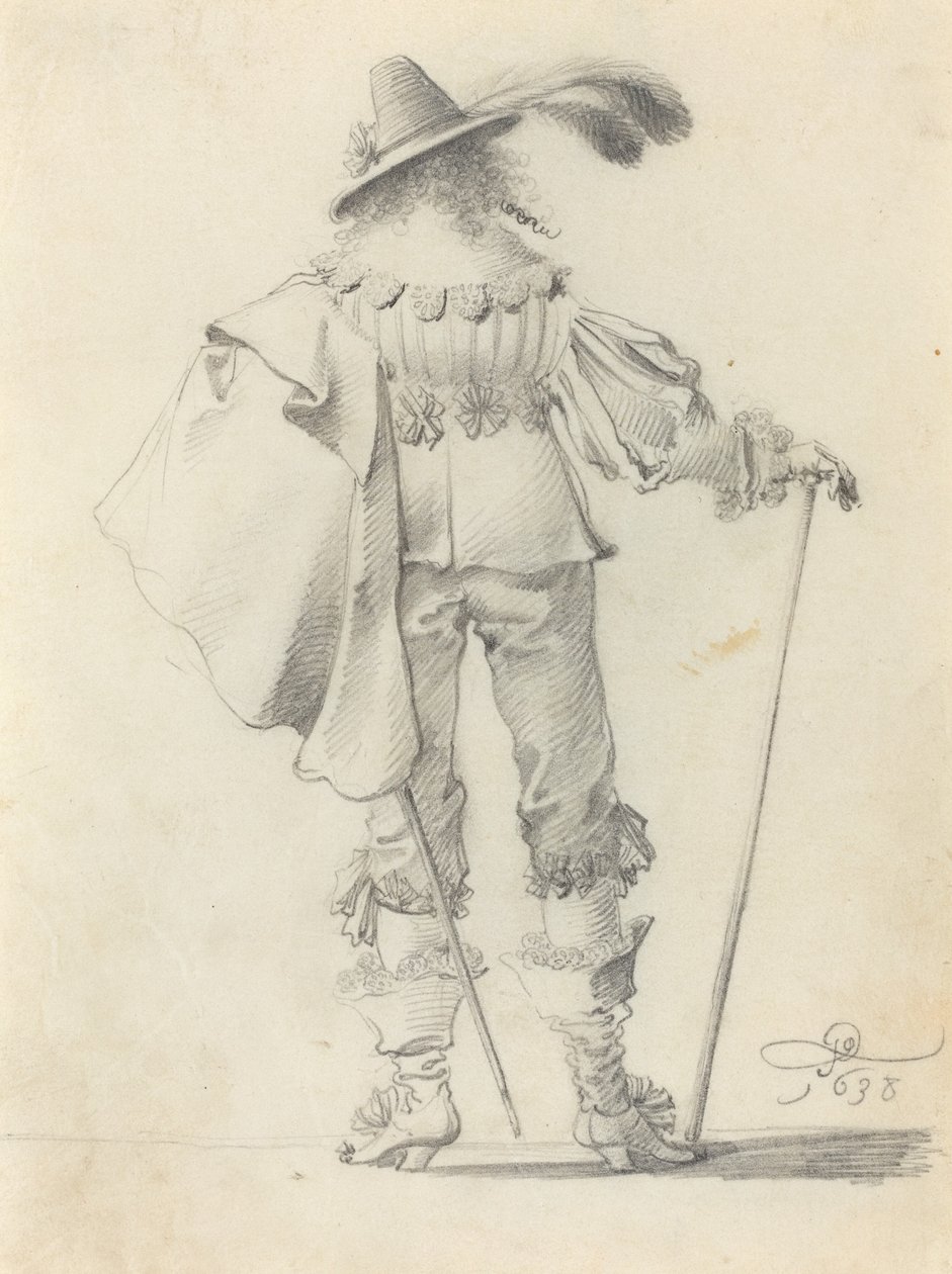Arkadan Görülen beyefendi by Pieter Jansz Quast