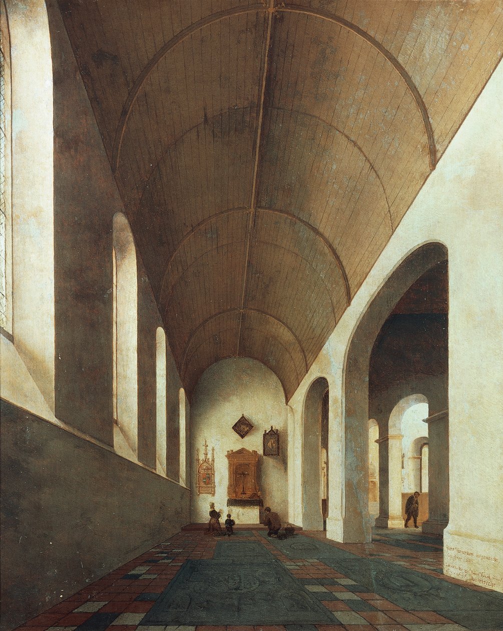 Utrecht'teki St John Kilisesi'ndeki St Anthony Şapeli by Pieter Jansz Saenredam