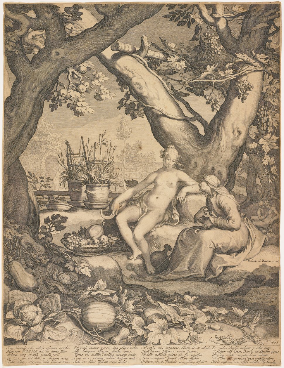 Vertumnus ve Pomona by Pieter Jansz Saenredam