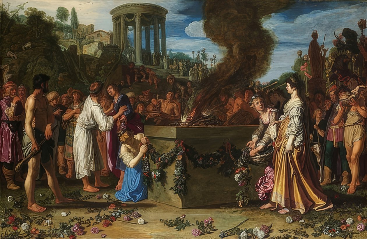 Orestes ve Pylades arasındaki anlaşmazlık. 1614 by Pieter Lastman
