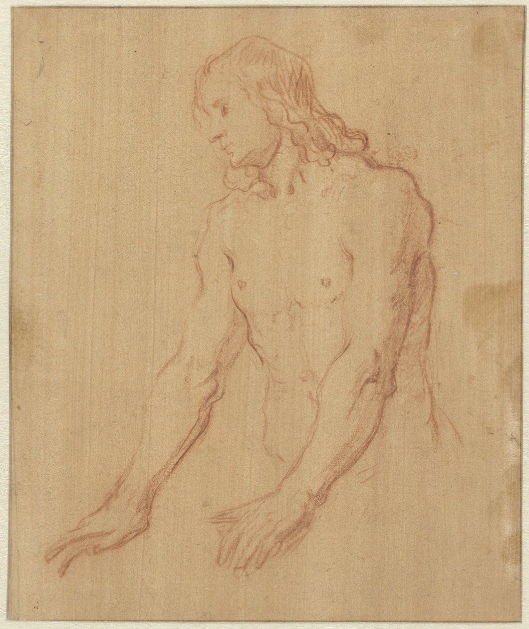 Çıplak Genç Adam, Yarım Boy by Pieter Lastman