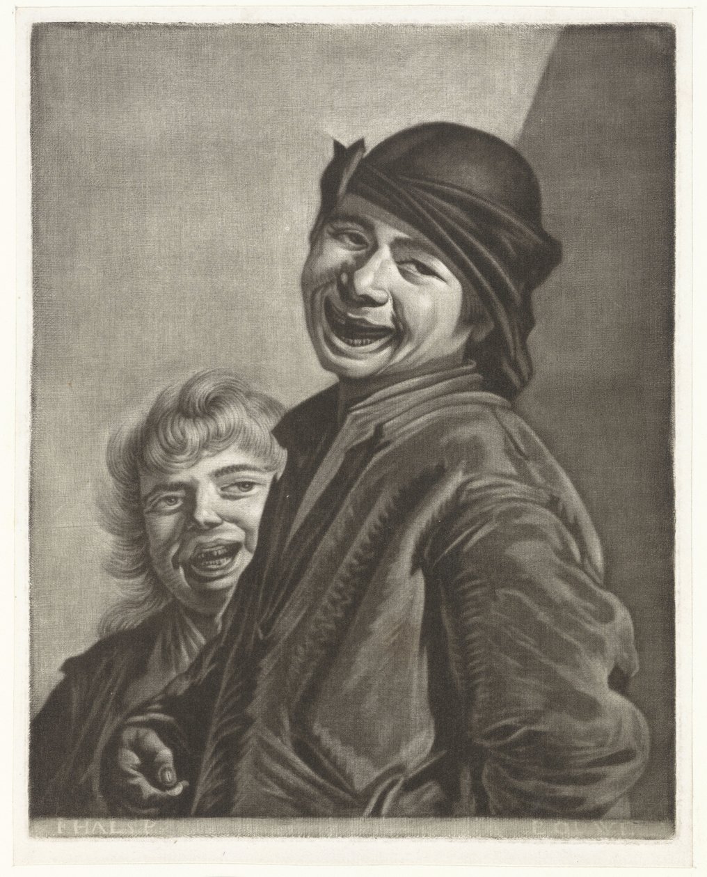 iki gülümseyen erkek by Pieter Louw