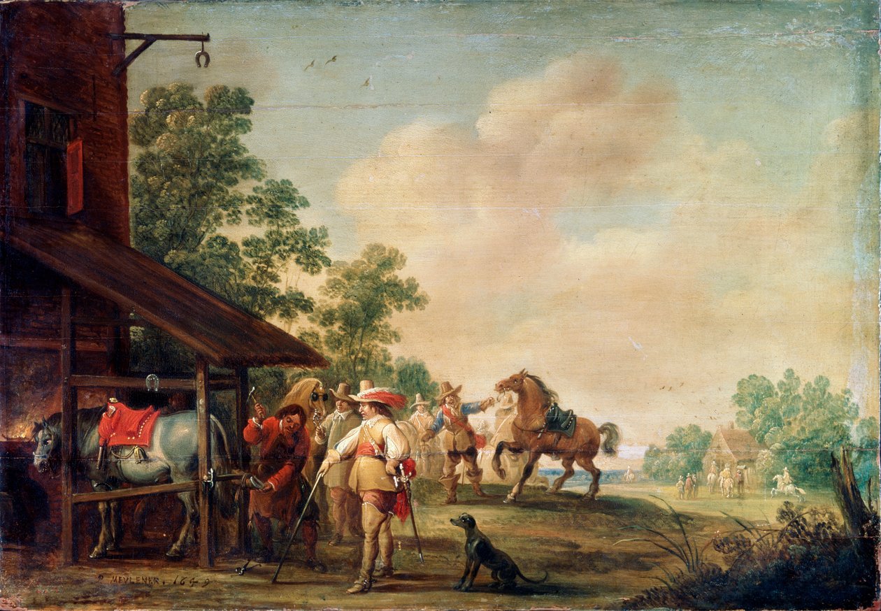 Bir Demirhane, 1648 by Pieter Meulener