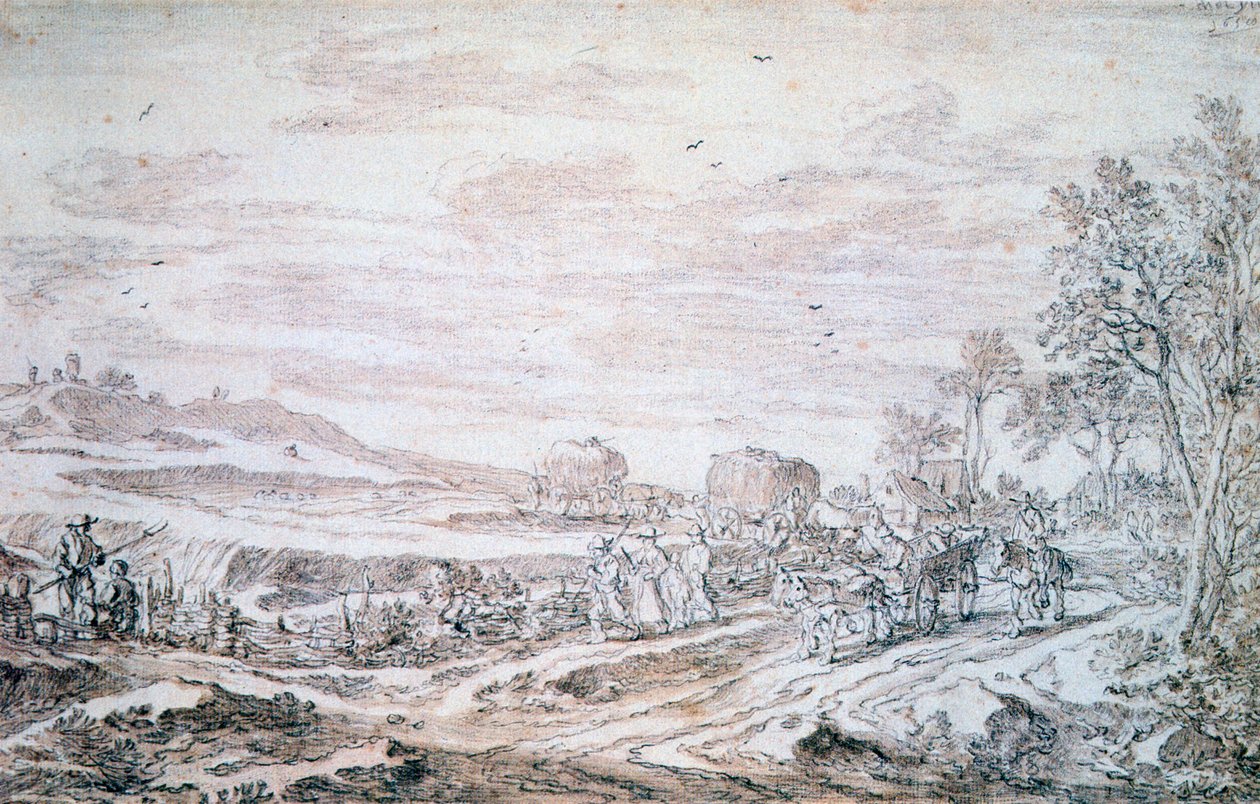 Biçerdöverli Manzara, c1615-1661 by Pieter Molijn