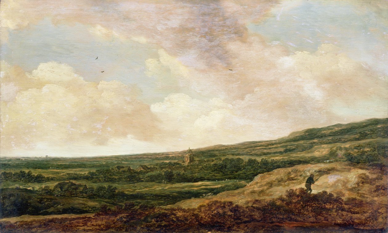 Avcı ile Manzara (panel) by Pieter Molijn