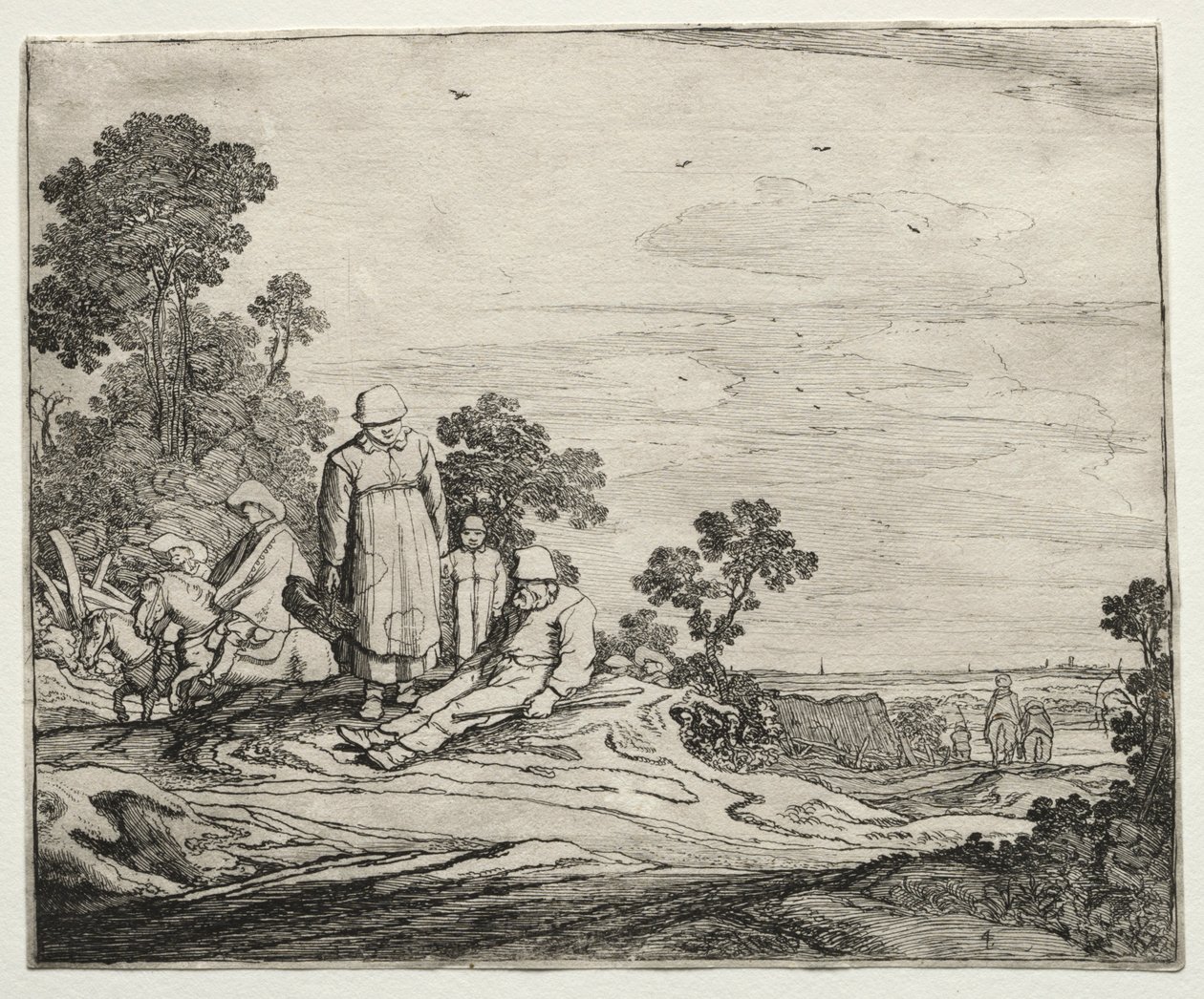 Köylülerle Manzara, 1626. by Pieter Molyn