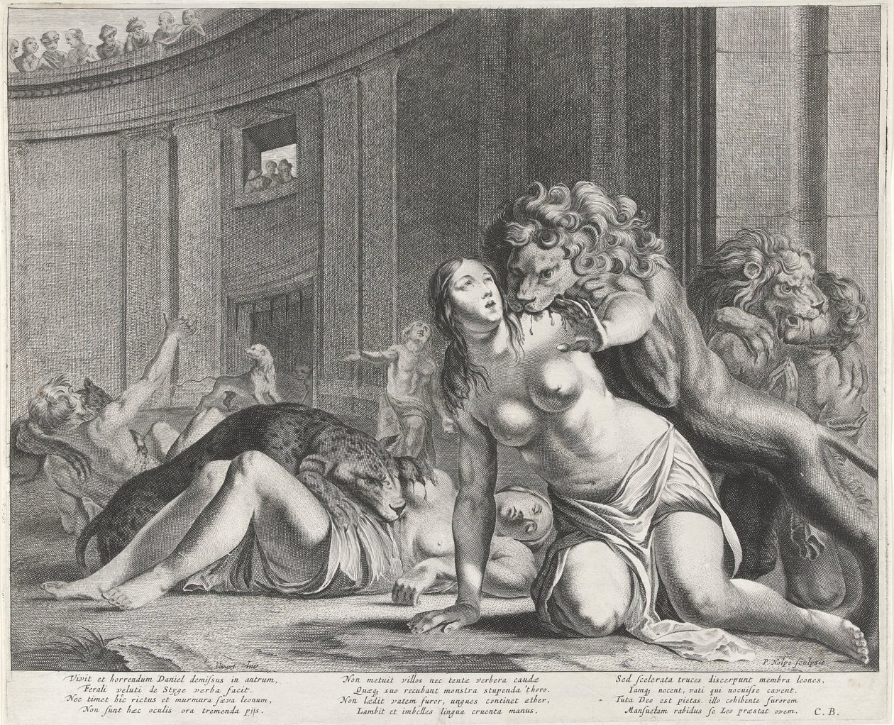 Daniel aslanın ininde by Pieter Nolpe