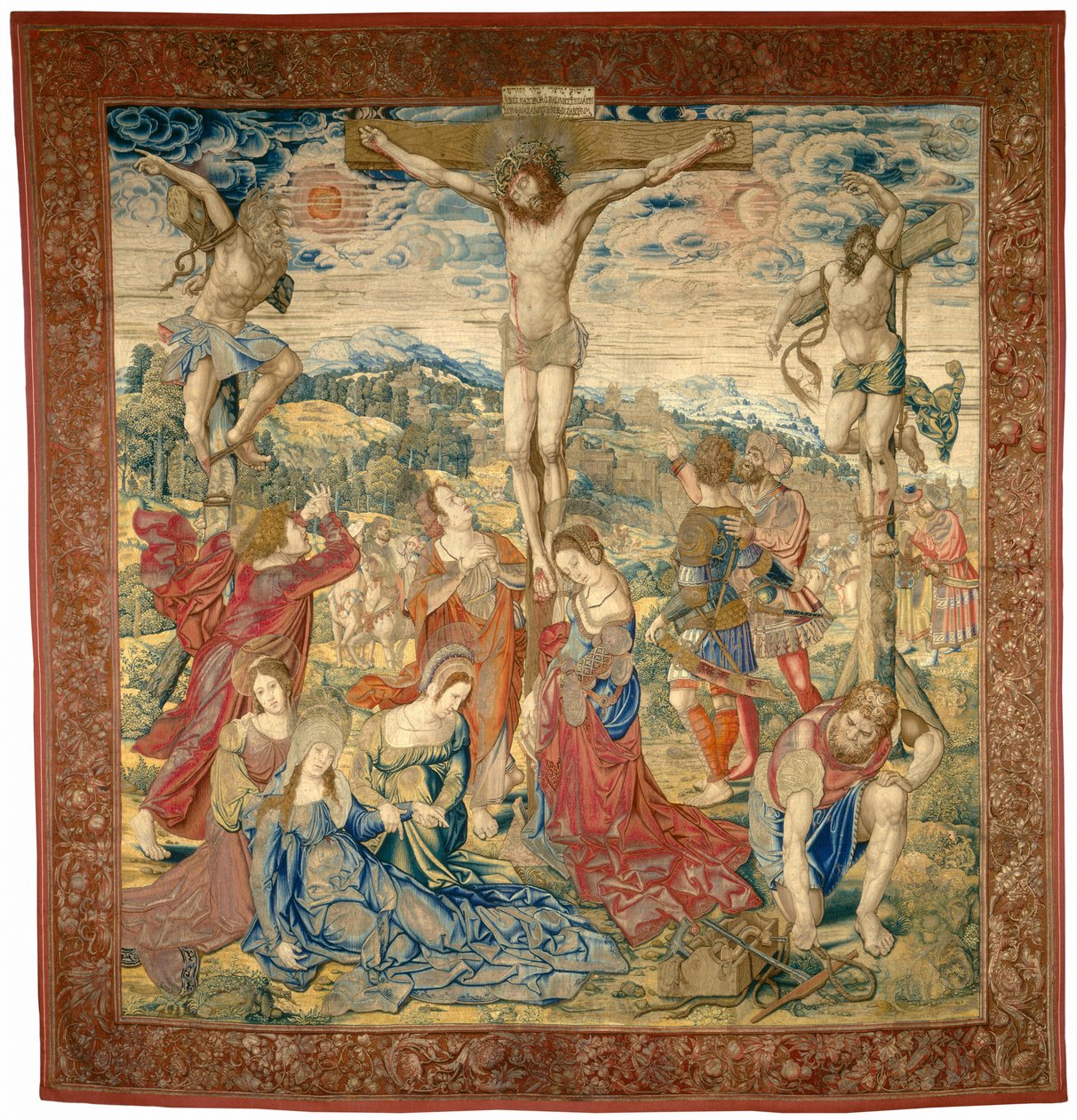 Çarmıha Gerilme by Pieter Pannemaker I after Bernard van Orley