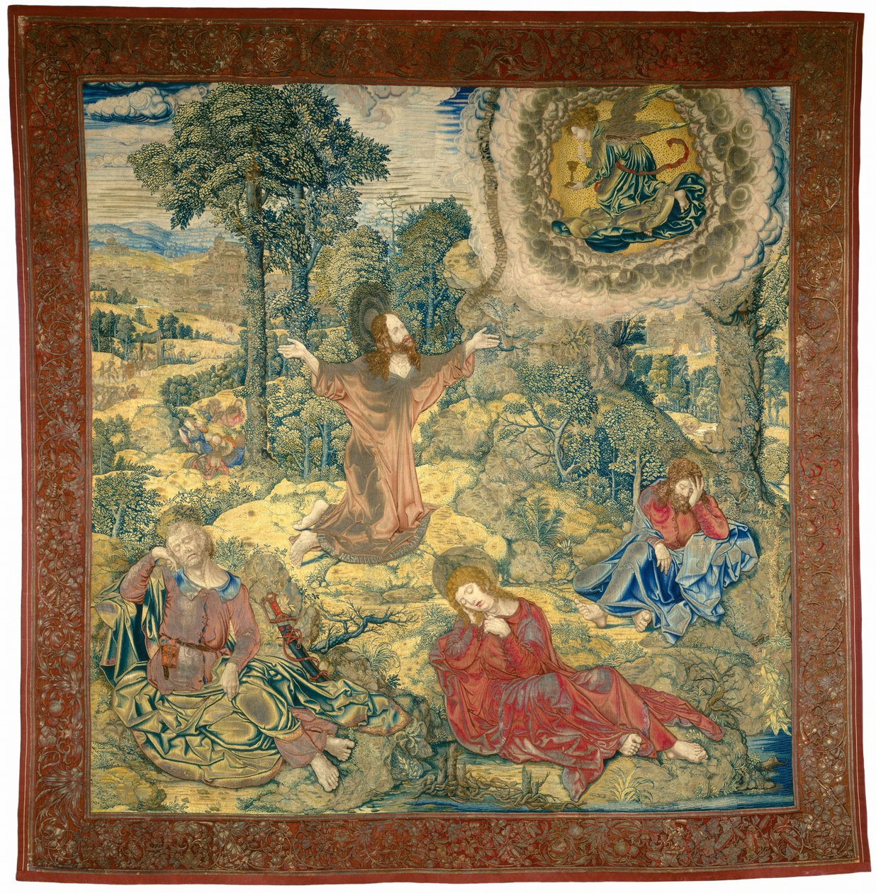 Getsemani Bahçesi by Pieter Pannemaker I after Bernard van Orley
