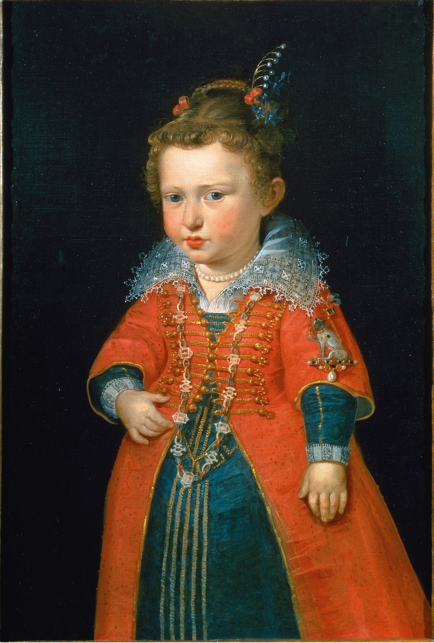 Eleonora Gonzaga 1598-1655, yaklaşık iki yaşında. 1600. by Pieter Paul Rubens