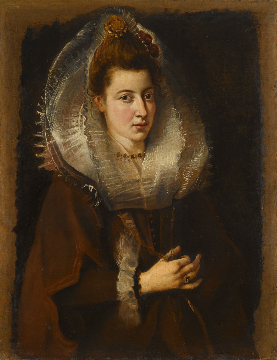 Zincirli Genç Bir Kadının Portresi, 1605-1606. by Pieter Paul Rubens