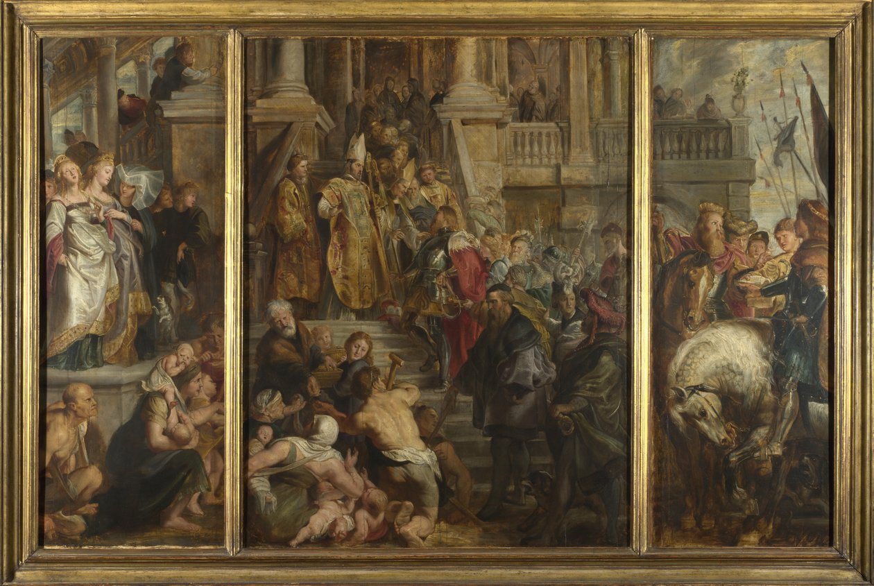 Yüksek Altarpiece için Taslak, St Bavo, Ghent, 1612 by Peter Paul Rubens