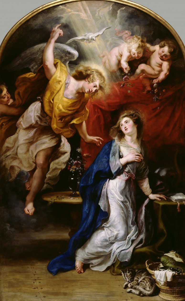 Müjde, 1628-1629. by Peter Paul Rubens