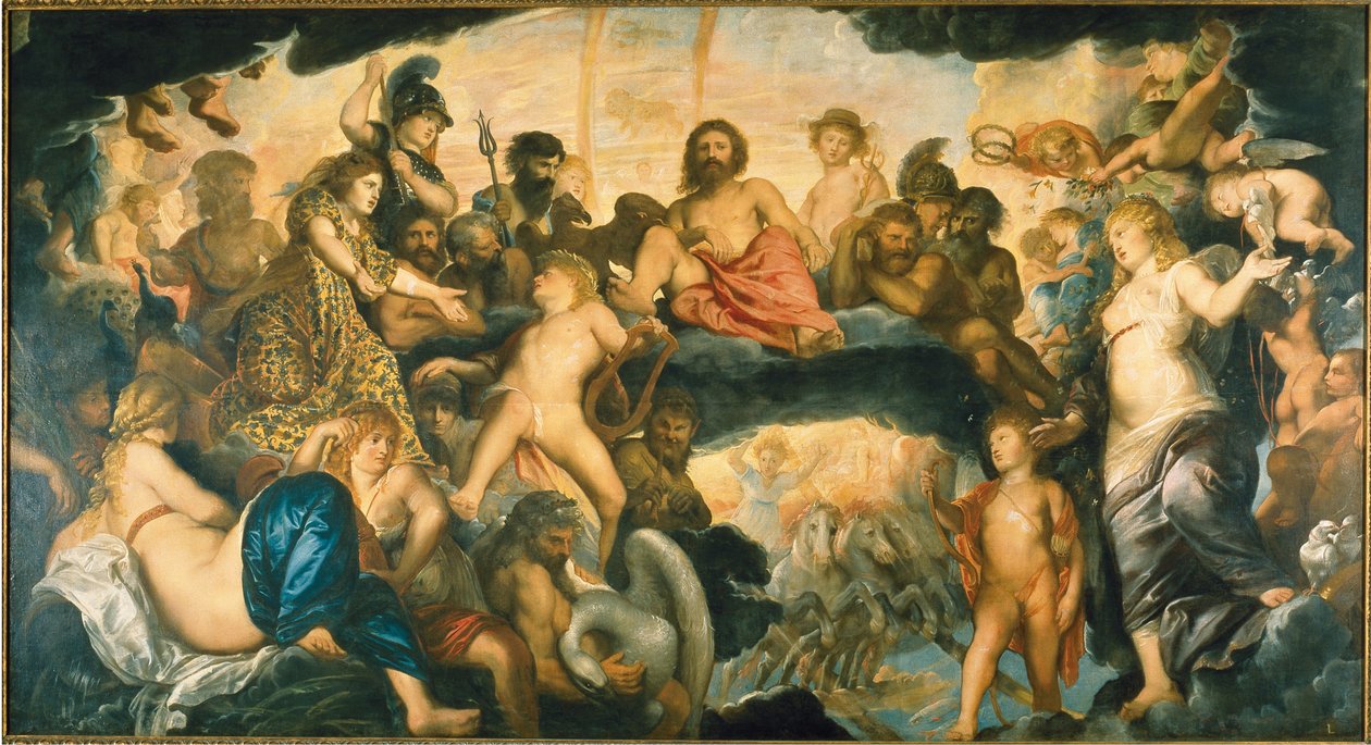 Tanrılar Konseyi. by Pieter Paul Rubens