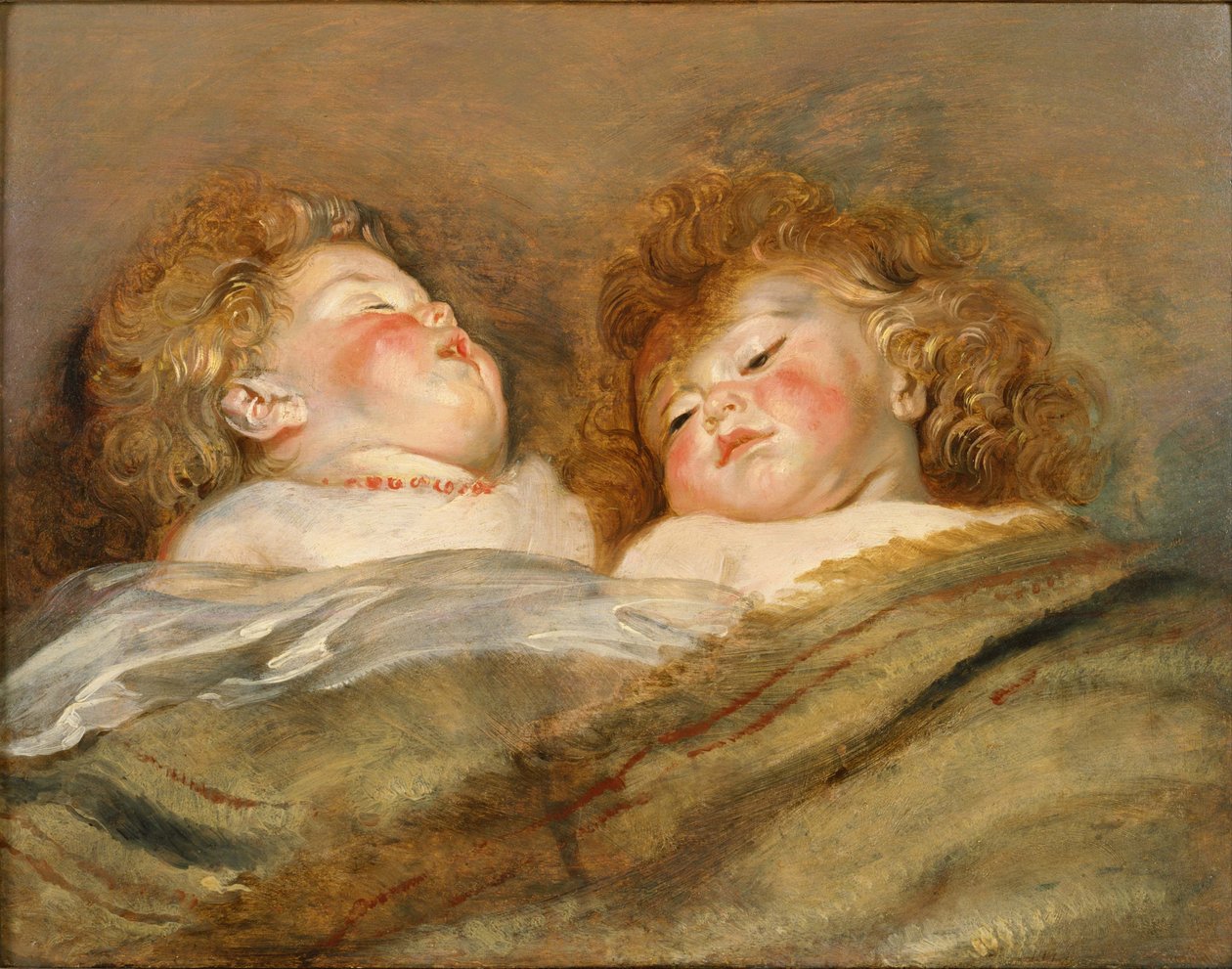 Uyuyan İki Çocuk by Peter Paul Rubens