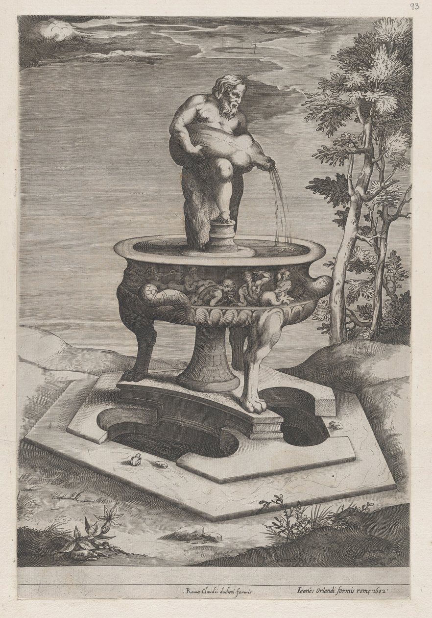 Bir Çeşme ve Havza, 1581., 1581 by Pieter Perret