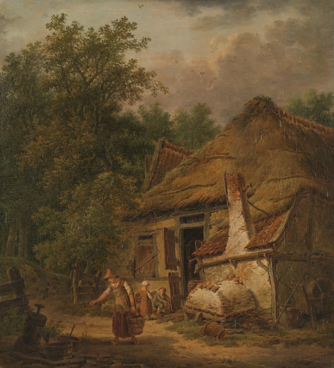 Helvoirt yakınlarındaki çiftlik evi by Pieter Pietersz. Barbiers