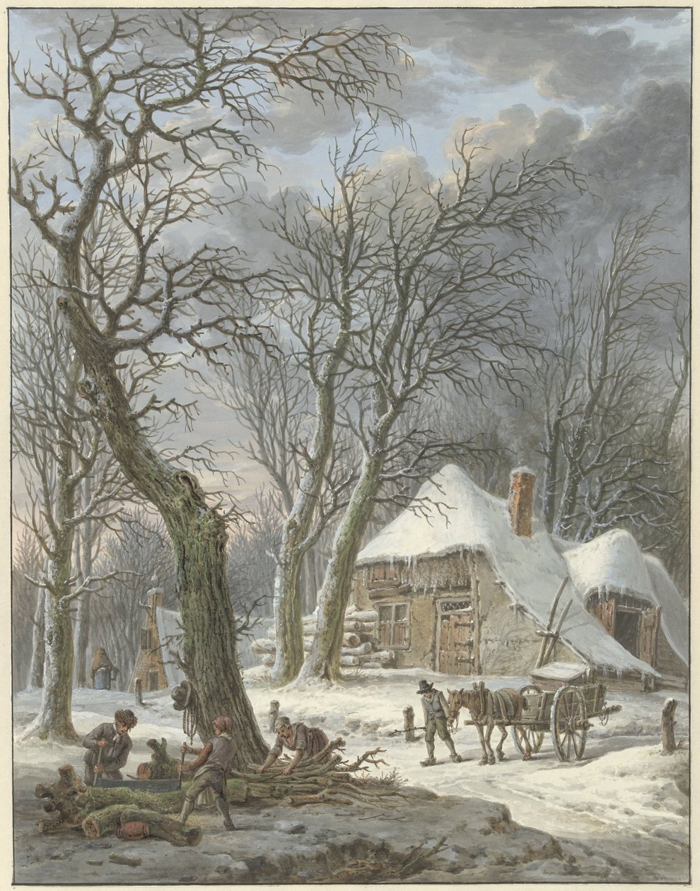 kış manzarası by Pieter Pietersz. Barbiers