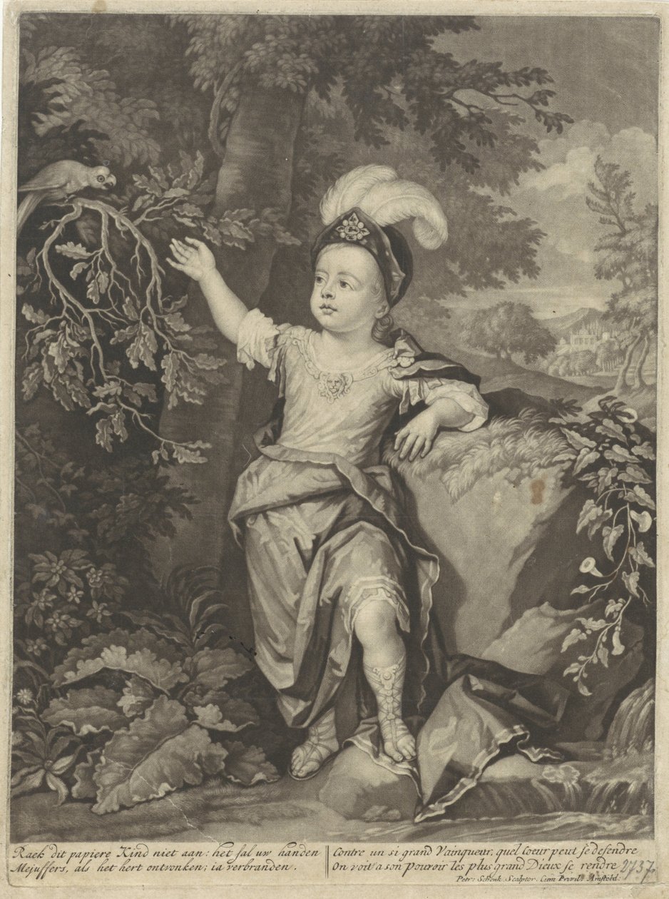 Grafton Dükü Charles Fitzroy'un portresi by Pieter Schenk (I)