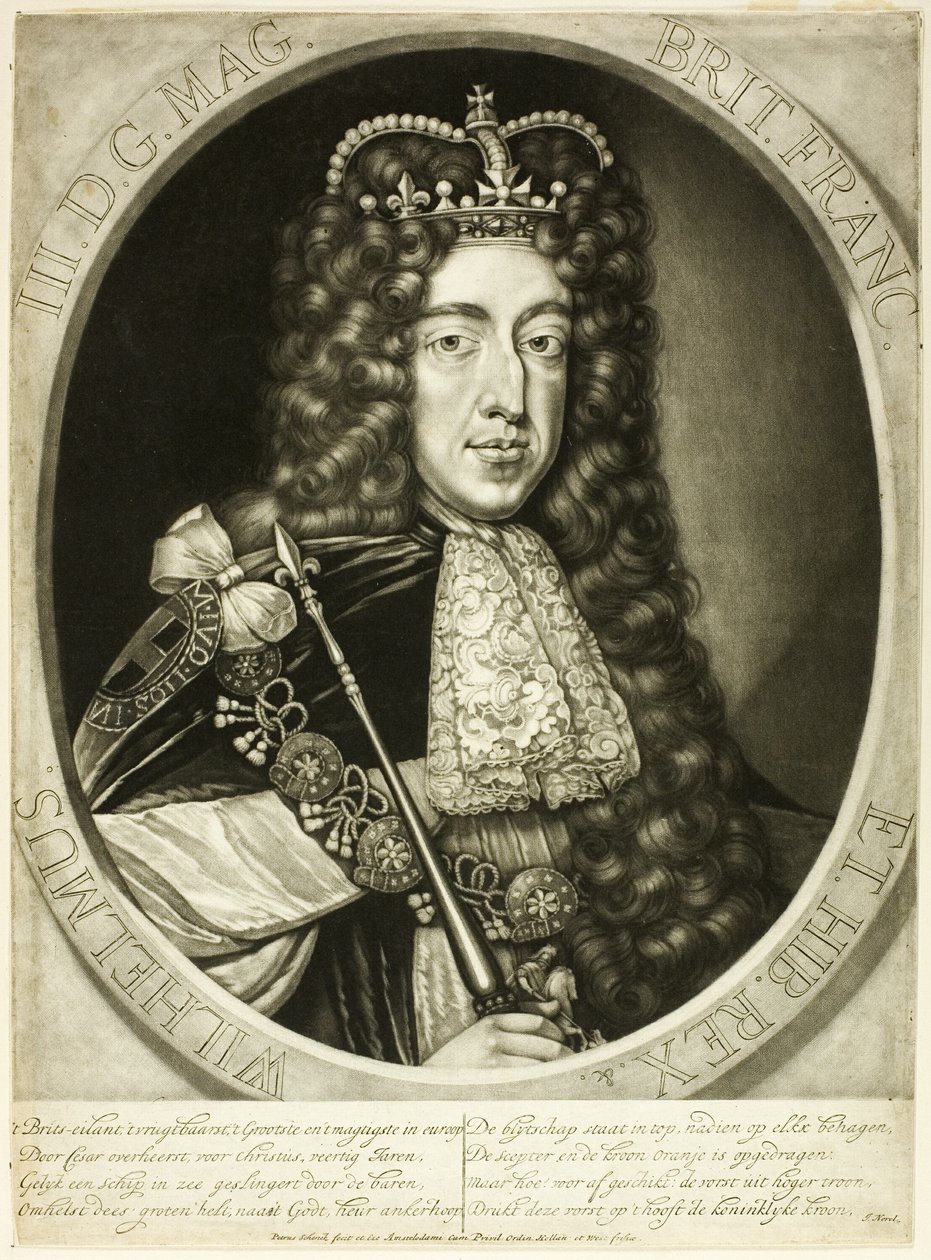 William III, İngiltere Kralı by Pieter Schenk